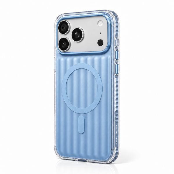 CaseBear Ribbed MagSafe Case for iPhone 17 Pro - Glacier