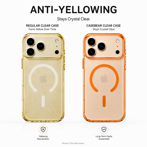 CaseBear Anti-Yellow Clear Case – alternate view