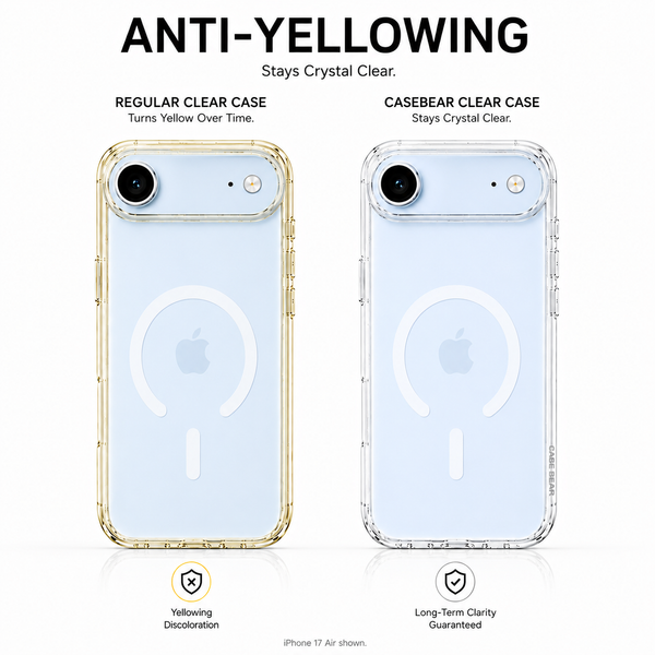 CaseBear Anti-Yellow Clear Case – alternate view