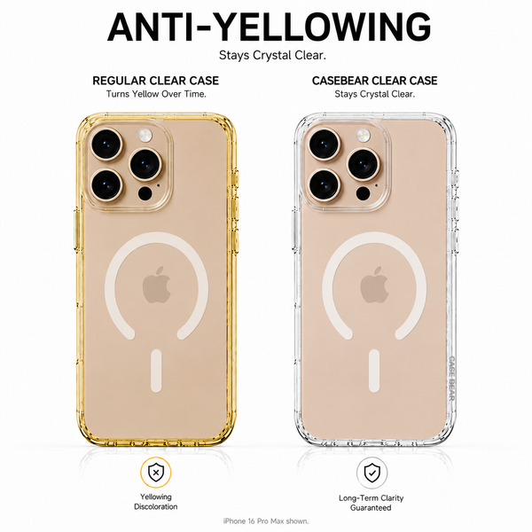 CaseBear Anti-Yellow Clear Case – alternate view