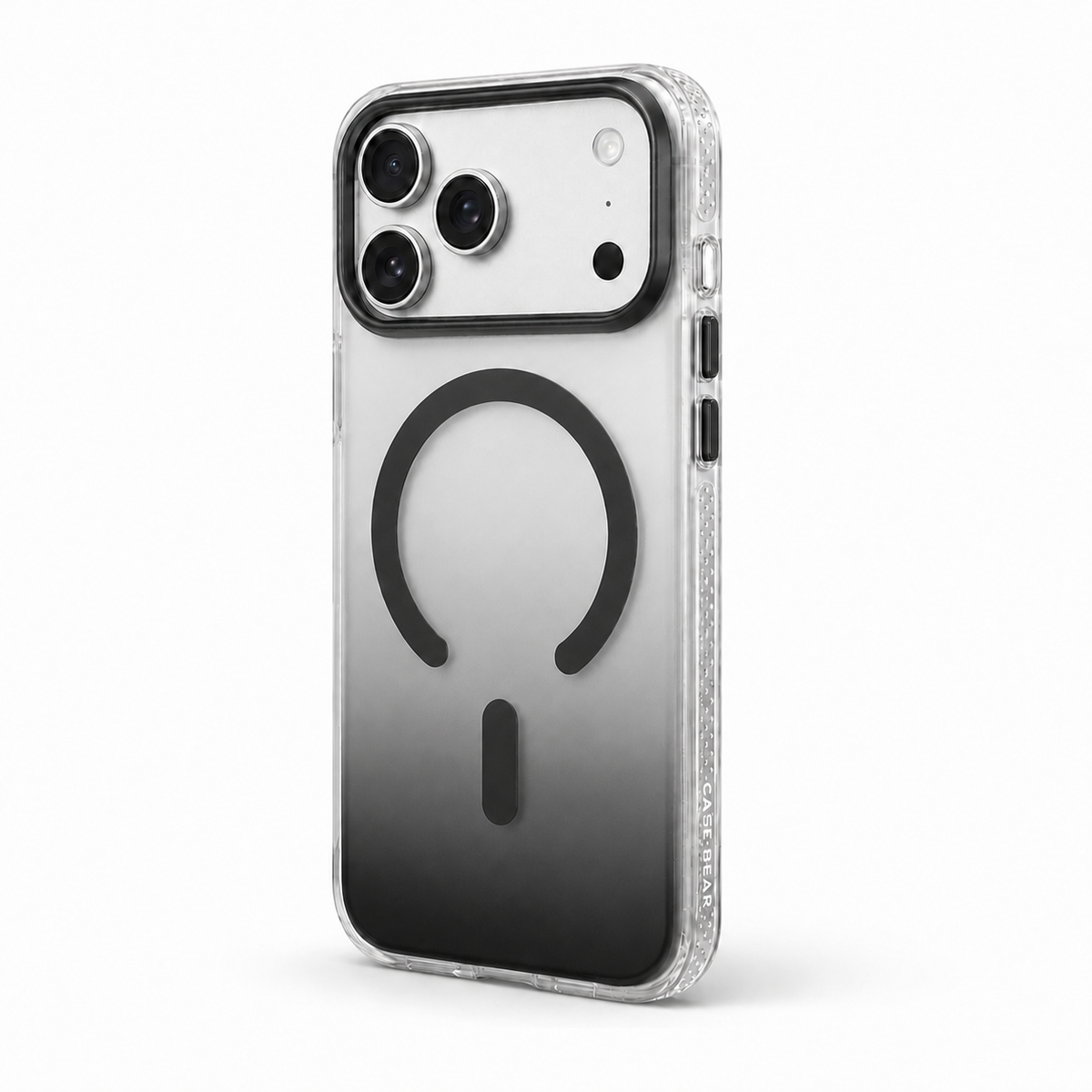 CaseBear Gradient MagSafe Case for iPhone 17 Pro Max Black - front view