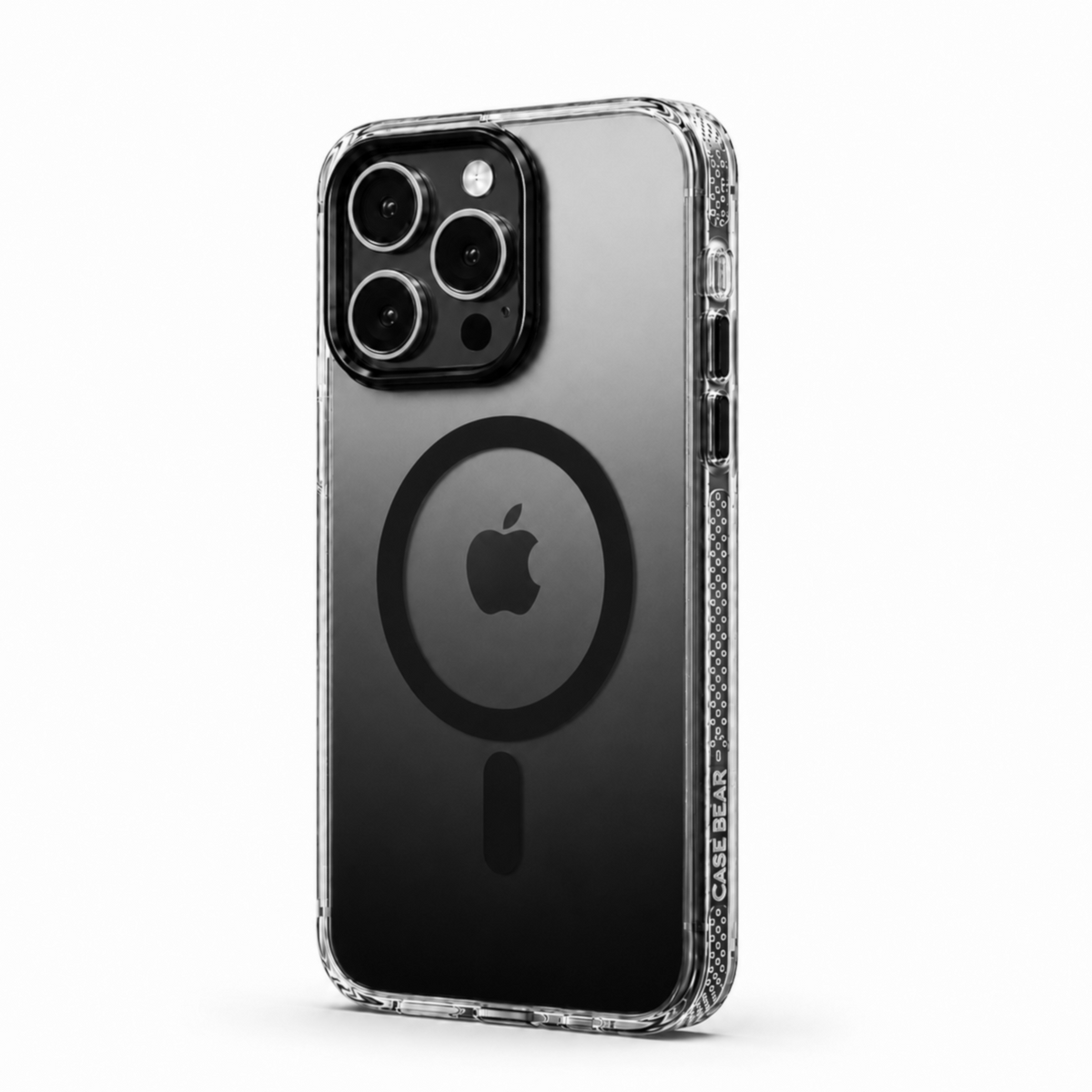CaseBear Gradient MagSafe Case for iPhone 15 Pro Max Black - front view