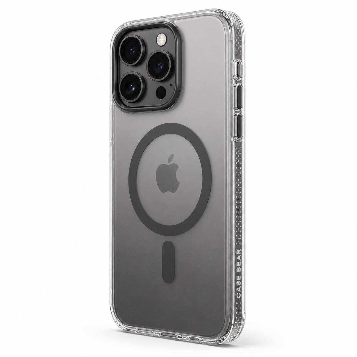 CaseBear Gradient MagSafe Case for iPhone 15 Pro Max Grey - front view