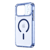 CaseBear Anti-Yellow Clear Case for iPhone 17 Pro Blue Sensor Flash Guard - front view
