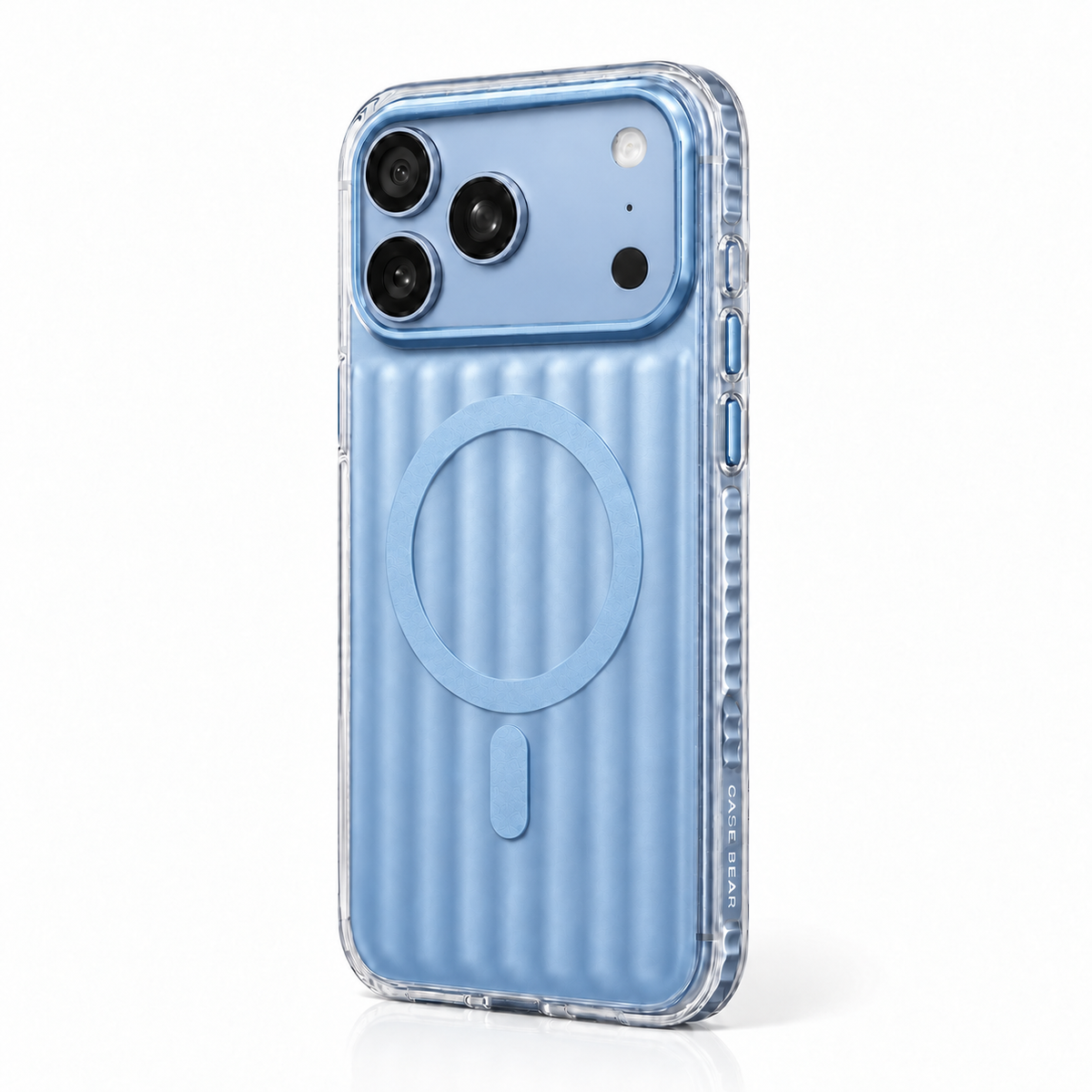 CaseBear Ribbed MagSafe Case for iPhone 18 Pro Max - Glacier