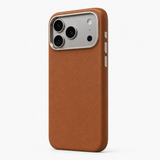 CaseBear Leather Case for iPhone 17 Pro Max Classic Brown - front view