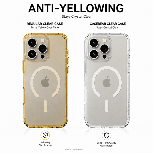 CaseBear Anti-Yellow Clear Case – alternate view
