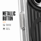 CaseBear Ribbed MagSafe Case for iPhone 17 Pro Max Black - ribbed grip texture detail