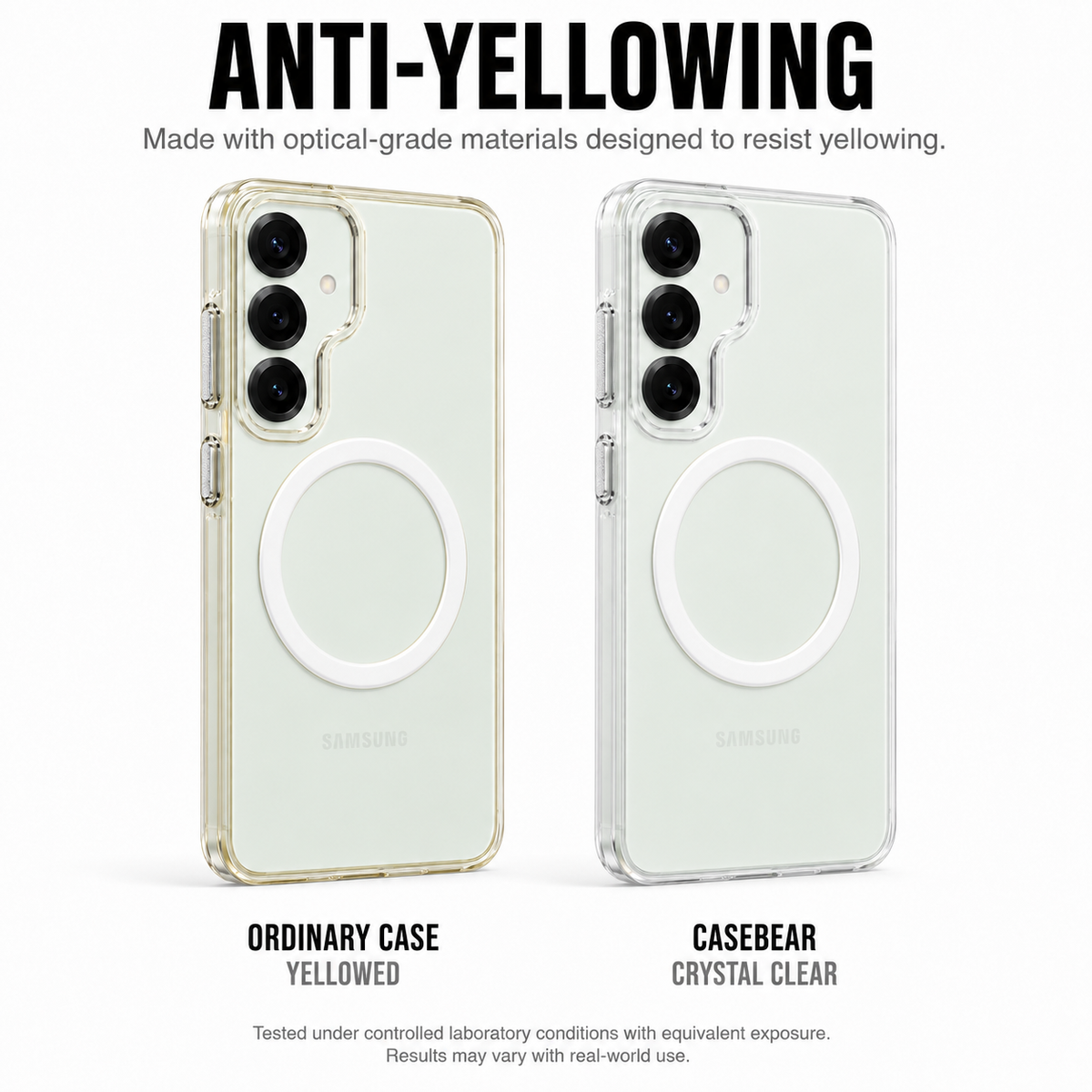 CaseBear Anti-Yellow Clear Case for Samsung S25