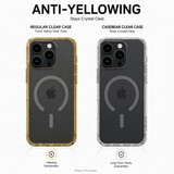CaseBear Anti-Yellow Clear Case for iPhone 14 Pro - anti-yellowing clarity comparison