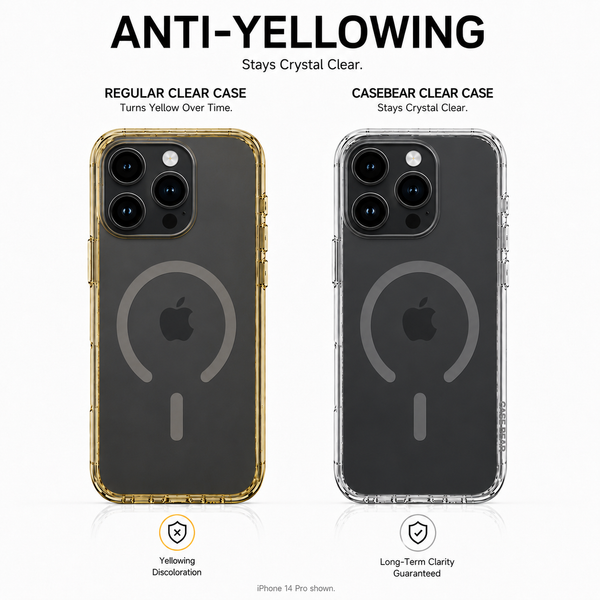 CaseBear Anti-Yellow Clear Case – alternate view