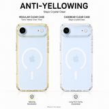 CaseBear Anti-Yellow Clear Case for iPhone 17 Air - anti-yellowing clarity comparison