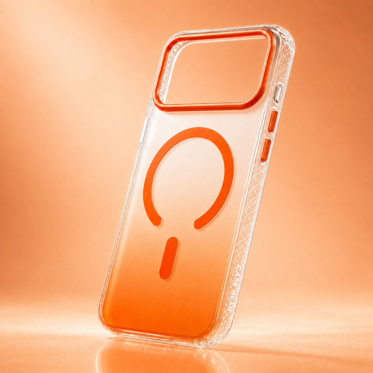 CaseBear Gradient MagSafe Case for iPhone 17 Pro Orange - gradient color finish detail