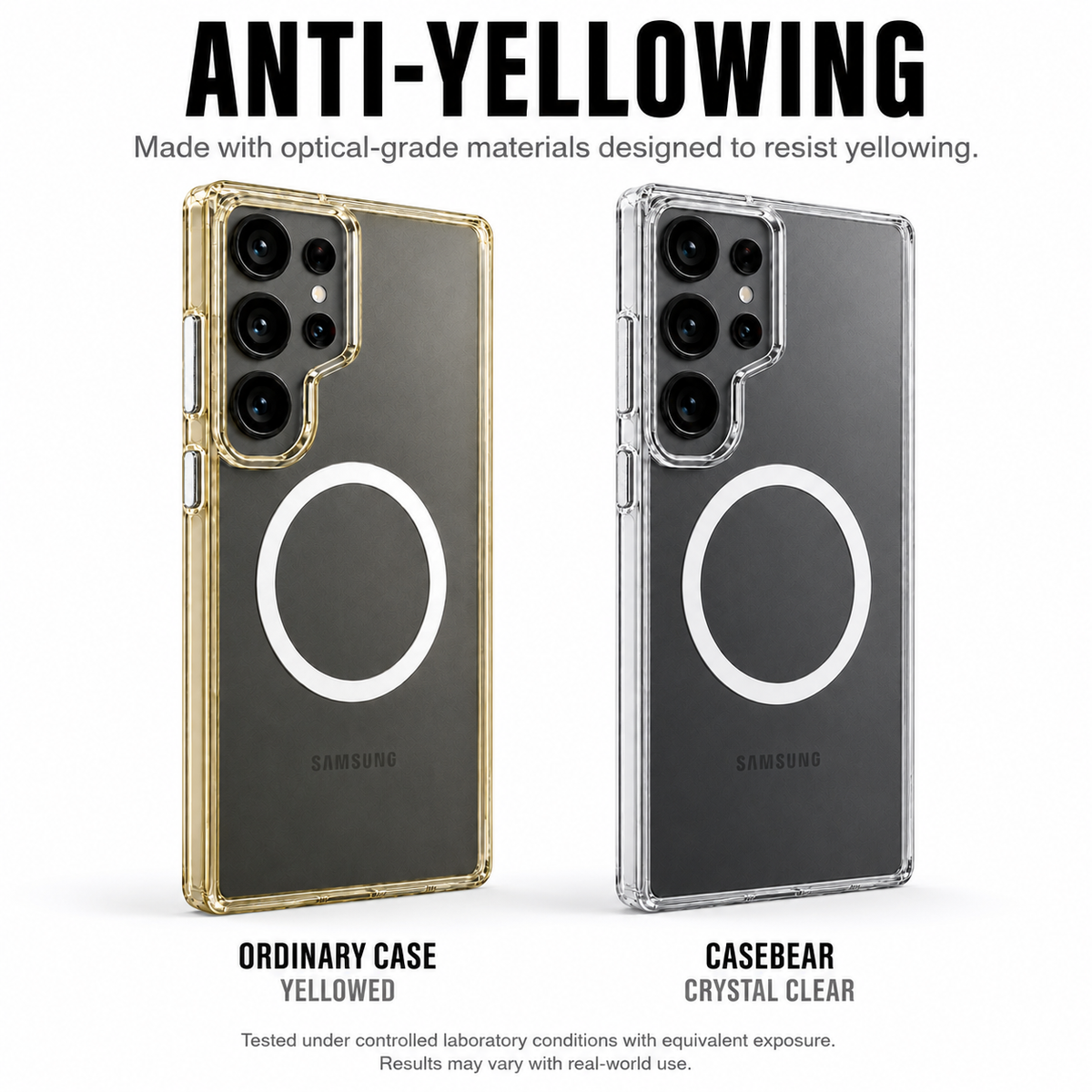 CaseBear Anti-Yellow Clear Case for Samsung S25 Ultra