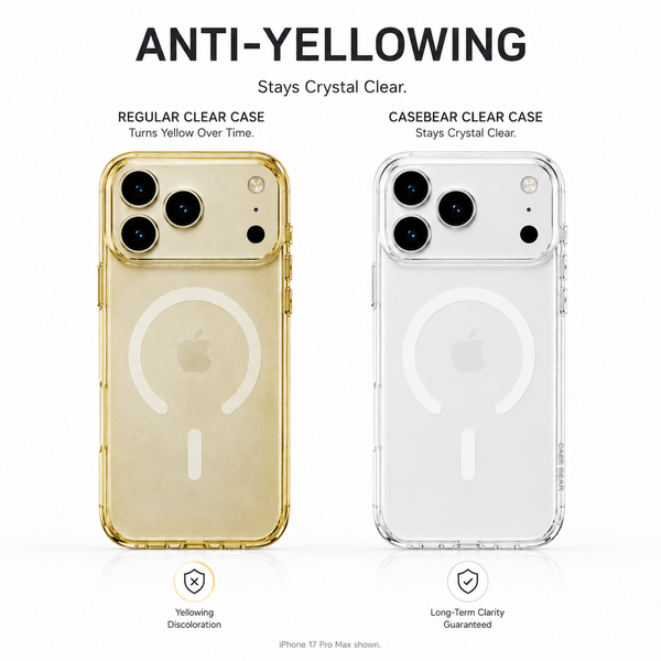 CaseBear Anti-Yellow Clear Case – alternate view