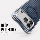 CaseBear Ribbed MagSafe Case for iPhone 17 Pro Deep Blue - MagSafe ring detail