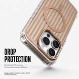 CaseBear Ribbed MagSafe Case for iPhone 16 Pro Max Desert - MagSafe ring detail