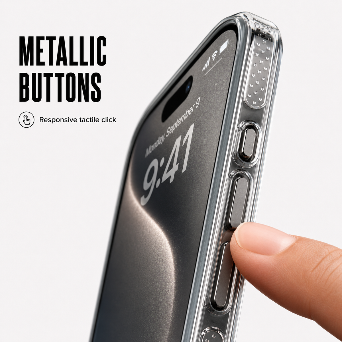 CaseBear Gradient MagSafe Case for iPhone 15 Pro Max Grey - MagSafe ring detail