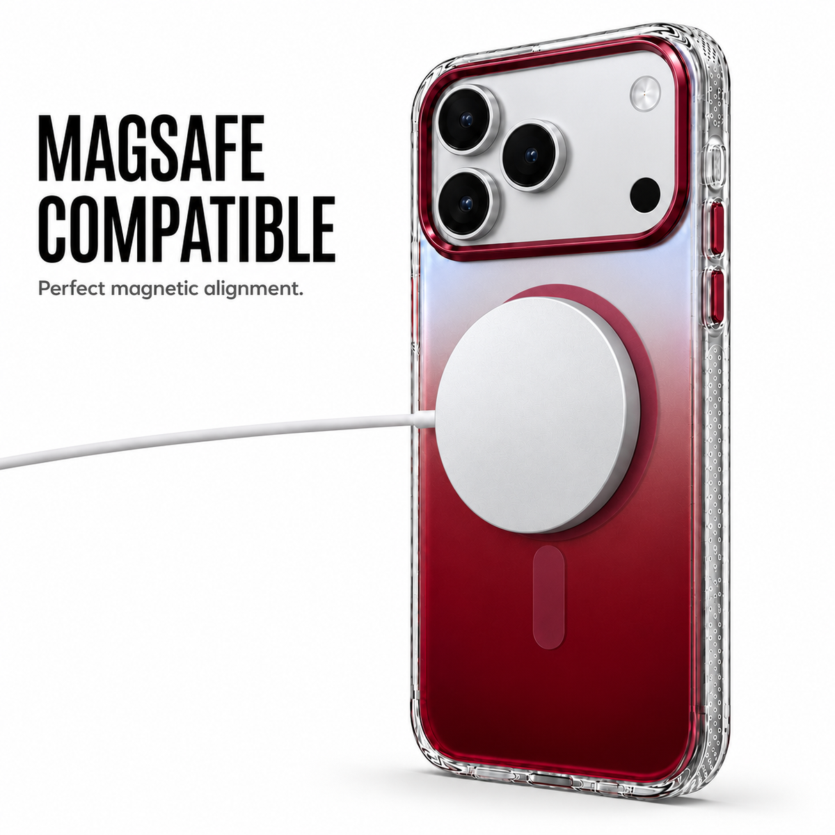 CaseBear Gradient MagSafe Case for iPhone 17 Pro Max - Burgundy