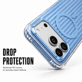 CaseBear Ribbed MagSafe Case for iPhone 17 Pro Max - Glacier