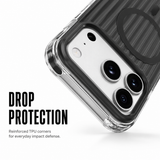 CaseBear Ribbed MagSafe Case for iPhone 17 Pro Black - MagSafe ring detail