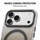 CaseBear Gradient MagSafe Case for iPhone 17 Pro Grey - metallic button detail