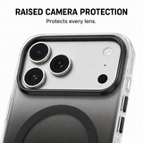 CaseBear Gradient MagSafe Case for iPhone 17 Pro Max Black - metallic button detail
