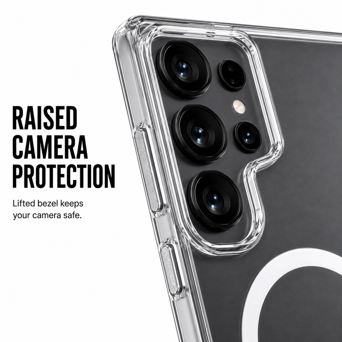 CaseBear Anti-Yellow Clear Case for Samsung S25 Ultra