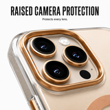 CaseBear Gradient MagSafe Case for iPhone 16 Pro Desert - metallic button detail