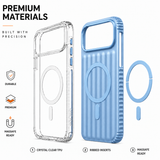 CaseBear Ribbed MagSafe Case for iPhone 17 Pro - Glacier