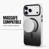CaseBear Gradient MagSafe Case for iPhone 17 Pro Max Black - raised camera protection detail