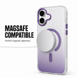 CaseBear Gradient MagSafe Case for iPhone 17 Light Purple - raised camera protection detail