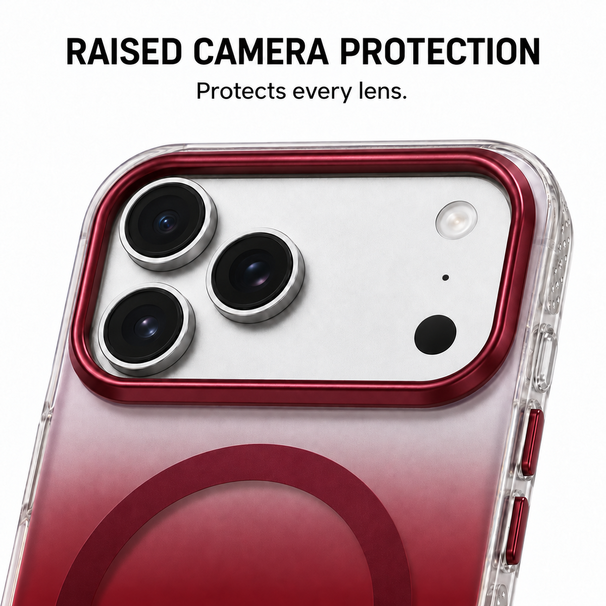 CaseBear Gradient MagSafe Case for iPhone 18 Pro - Burgundy