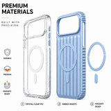 CaseBear Ribbed MagSafe Case for iPhone 18 Pro Max - Glacier