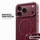 CaseBear Ribbed MagSafe Case for iPhone 18 Pro - Burgundy