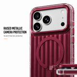CaseBear Ribbed MagSafe Case for iPhone 17 Pro Max - Burgundy