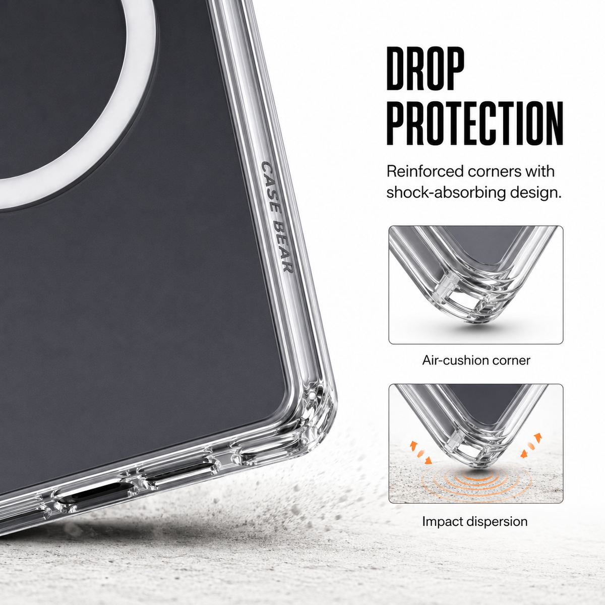 CaseBear Anti-Yellow Clear Case for Samsung S26 Ultra
