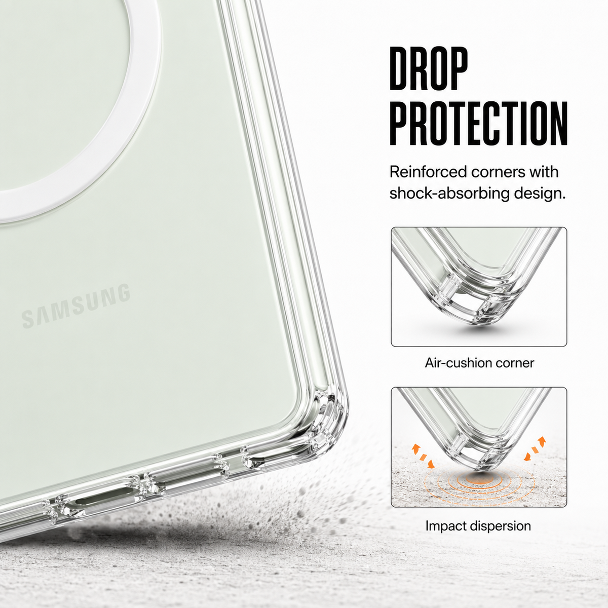 CaseBear Anti-Yellow Clear Case for Samsung S25