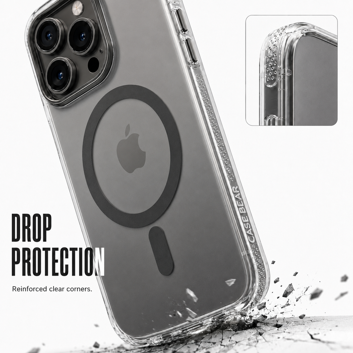 CaseBear Gradient MagSafe Case for iPhone 16 Pro Grey - product feature detail 7